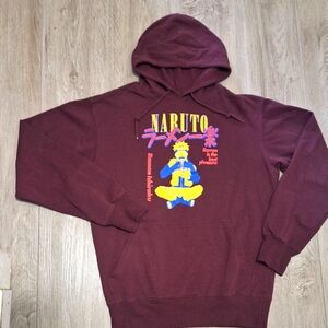 NARUTO Sweatshirt Hoodie Mens Size Small Ramen Noodles